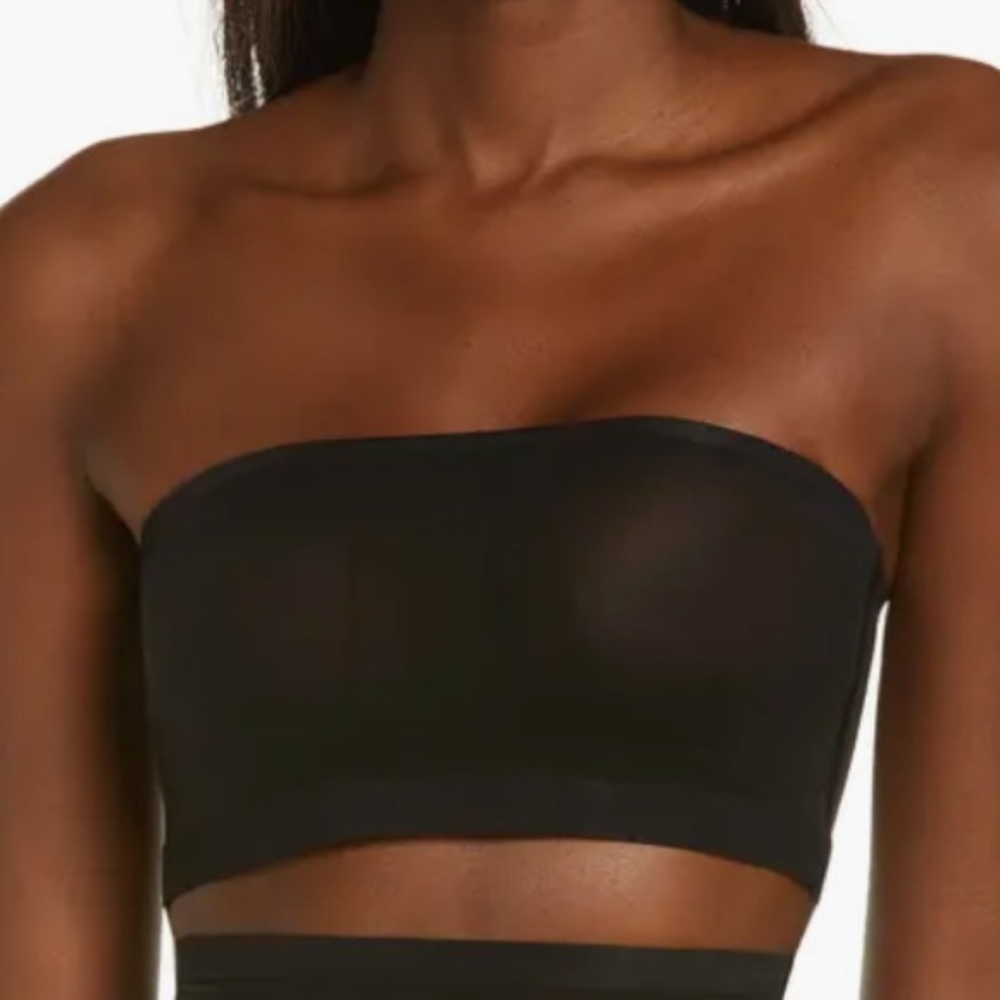 Skim Sheer Sculpt Blk Onyx Bra/Bandeau. Size XL - Picture 3 of 7
